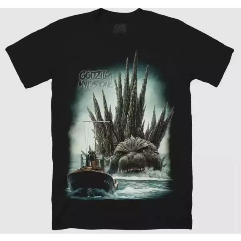 Minus One The Chase Black Graphics Unisex T Shirt